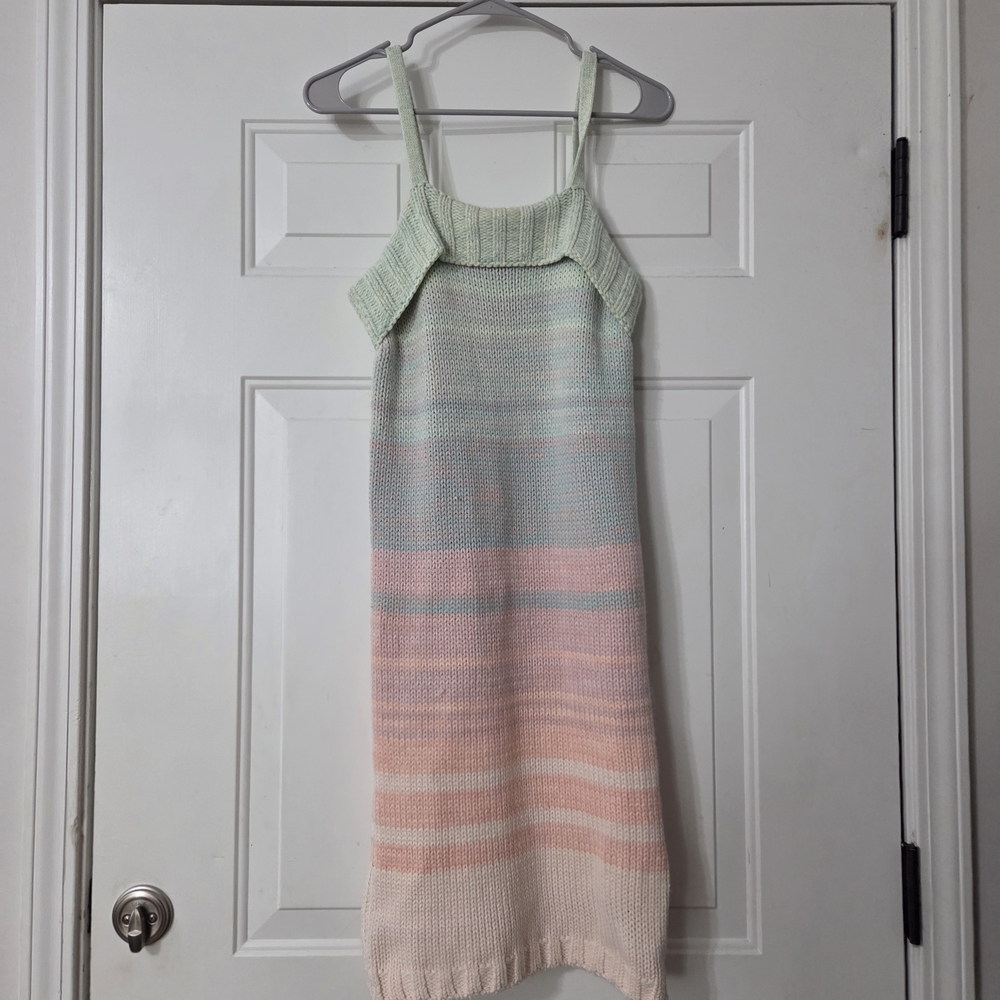 525 Striped Knit Dress XS